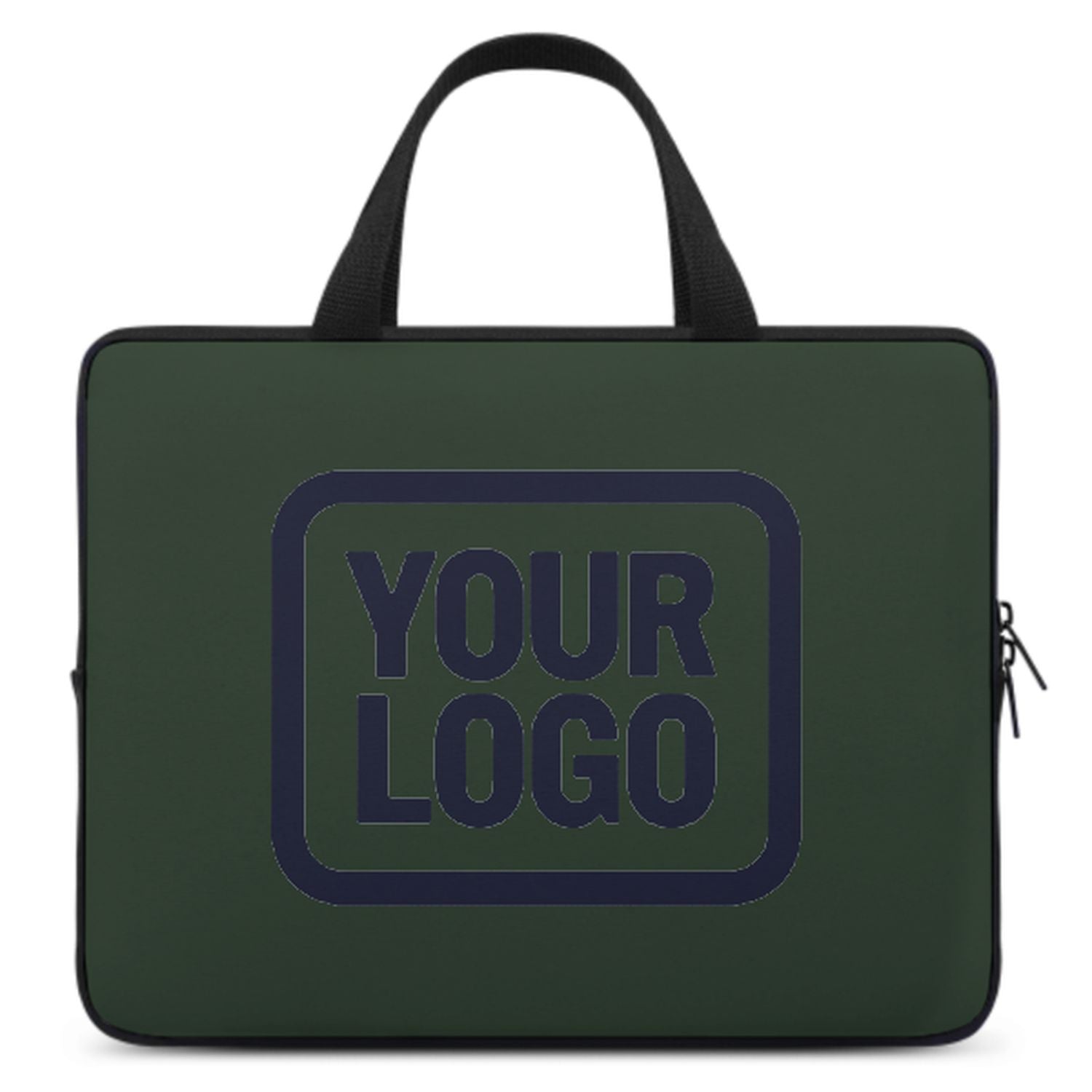 Bolsa de laptop marina azul verde marina verde hecha a medida