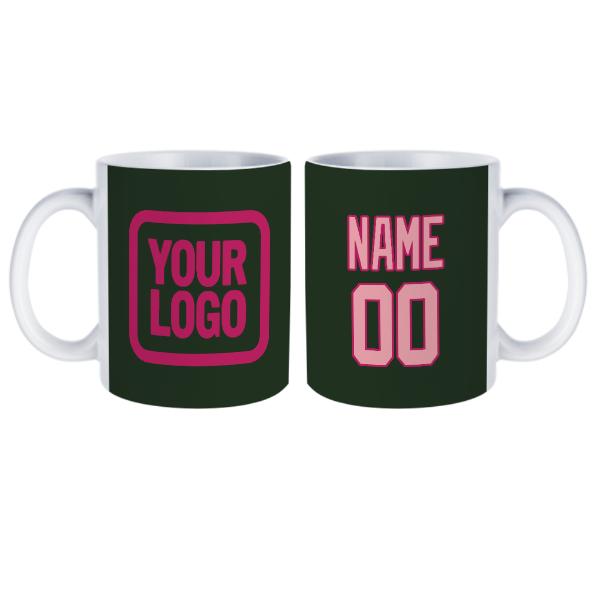 Tazza personalizzata verde abete rosa