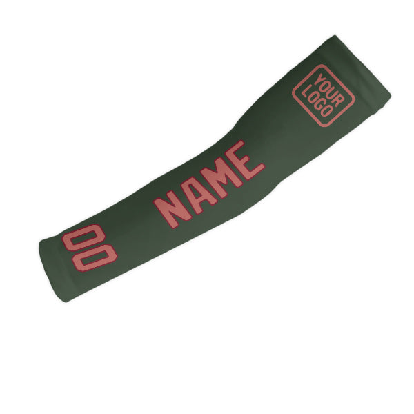 Maßgeschneidertes Tannengrün Kupferrose Armschutz