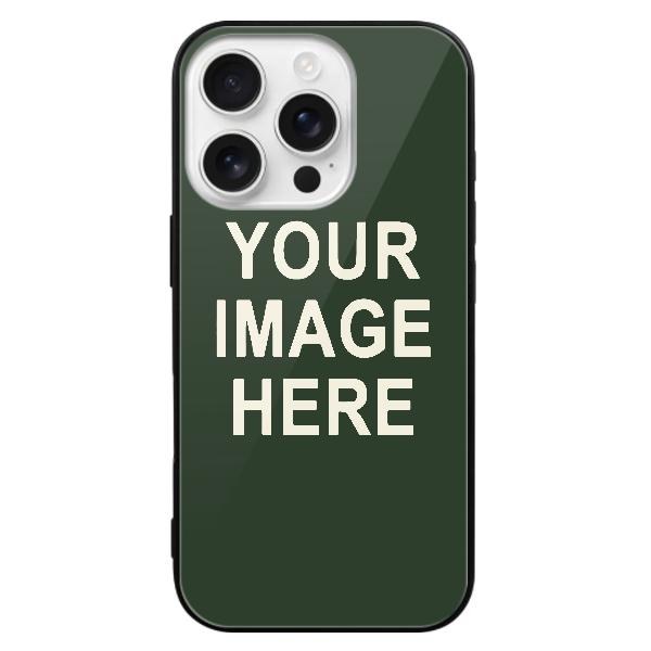 Custodia per telefono beige verde abete personalizzata