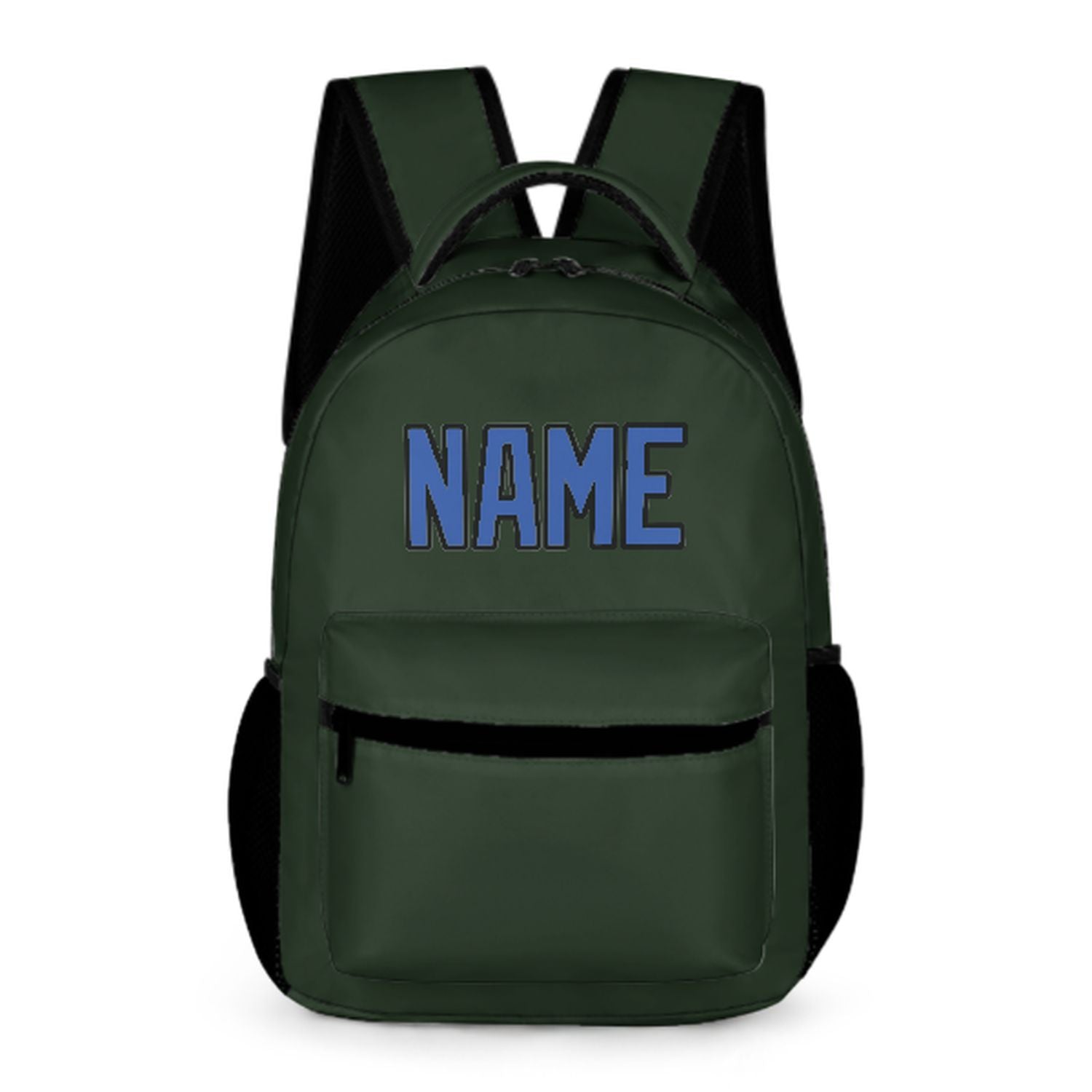 Maßgeschneidertes Tannengrün Himmelblau Kinderrucksack