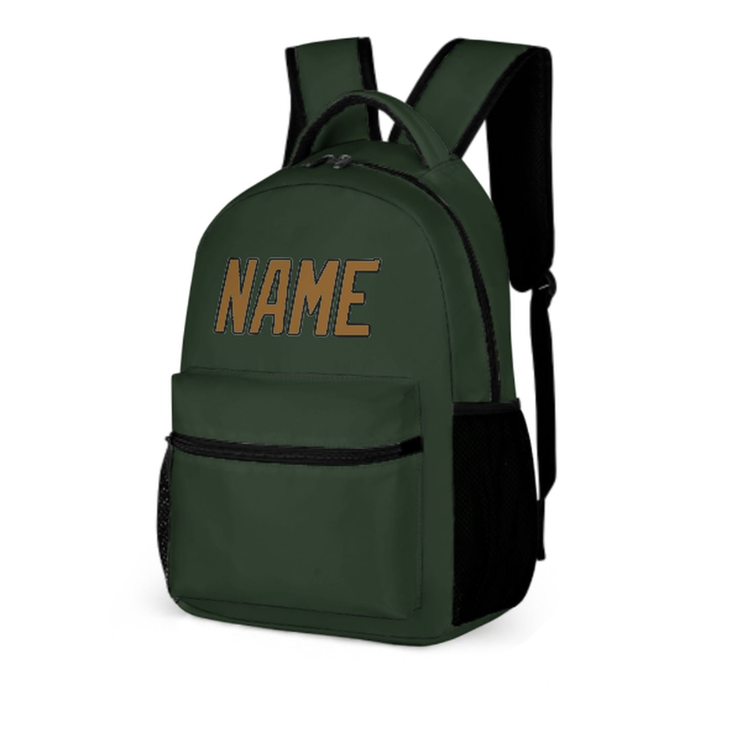 Maßgeschneidertes Tannengrün Khaki Kinderrucksack