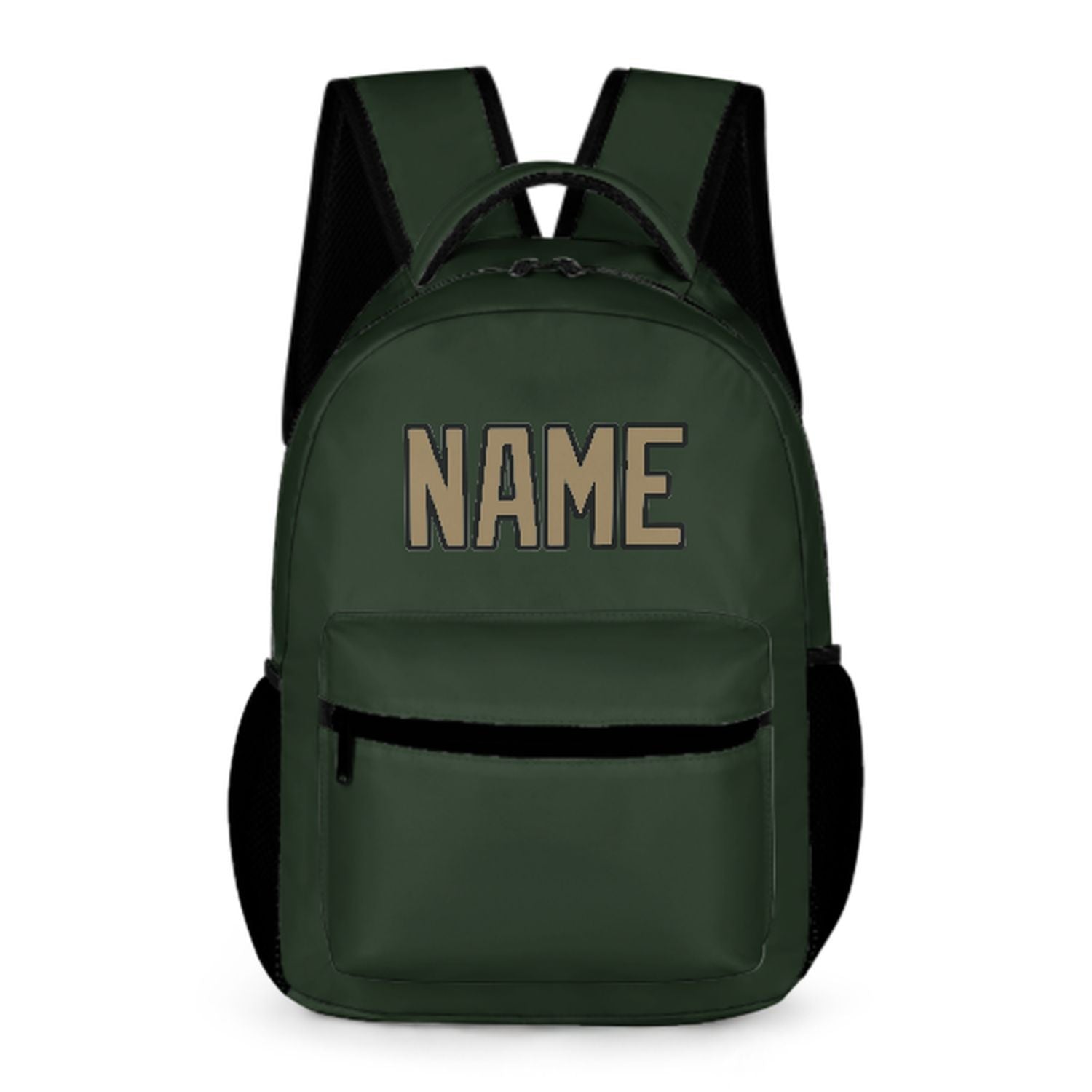 Maßgeschneidertes Tannengrün Hellkhaki Kinderrucksack