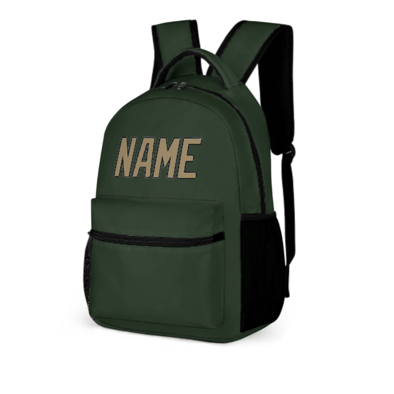 Maßgeschneidertes Tannengrün Hellkhaki Kinderrucksack