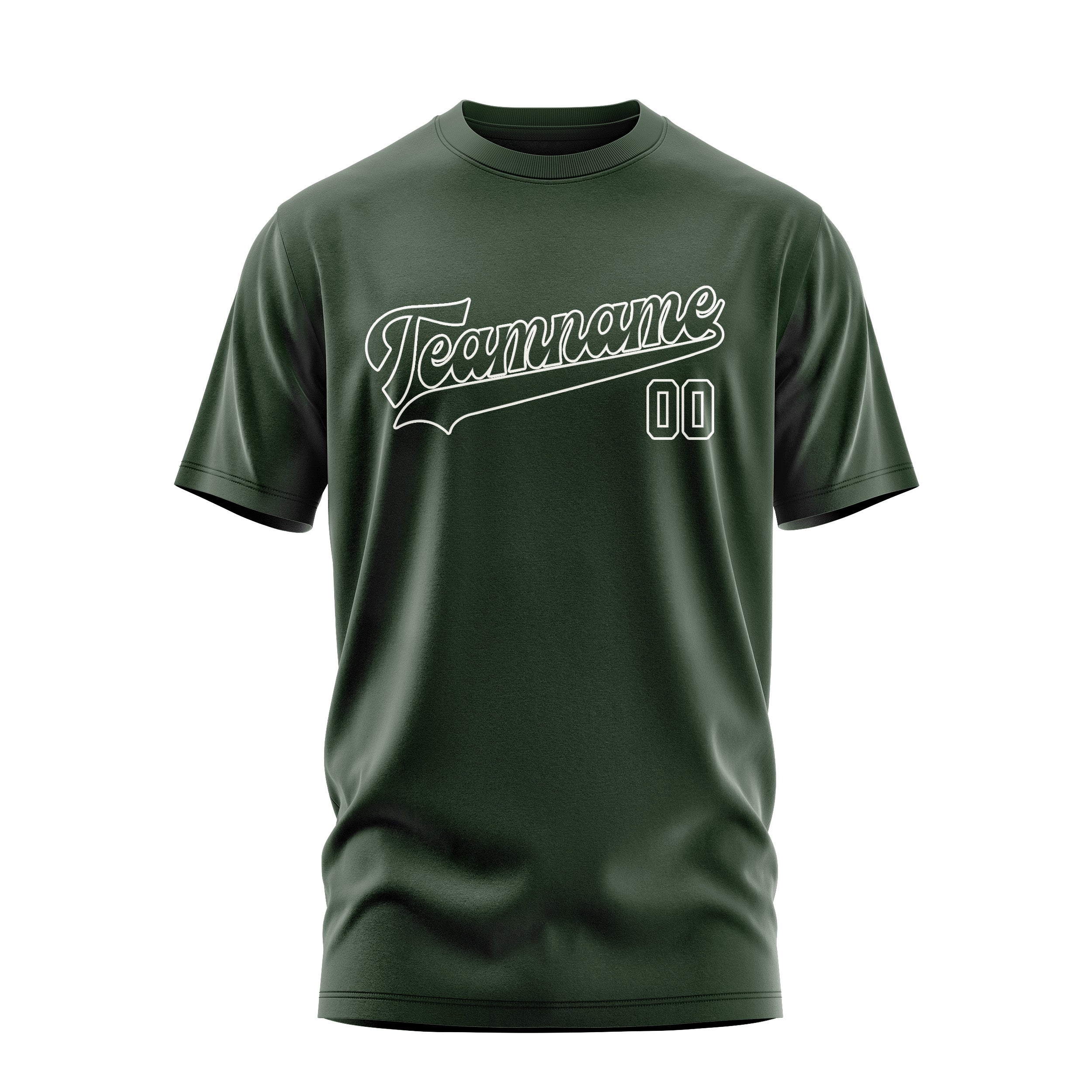 Maßgeschneidertes Tannengrün Tannengrün T-Shirt