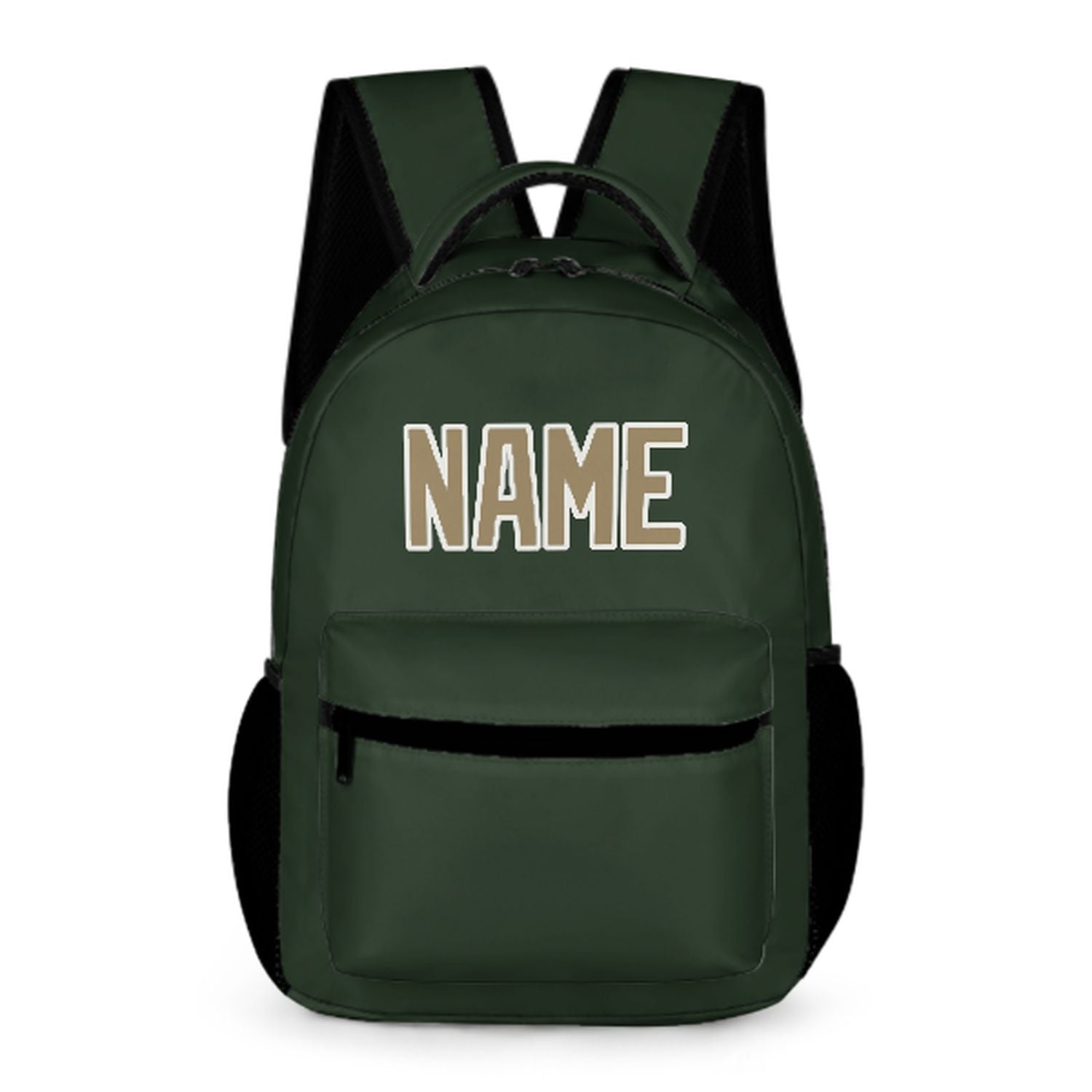 Maßgeschneidertes Tannengrün Hellkhaki Kinderrucksack