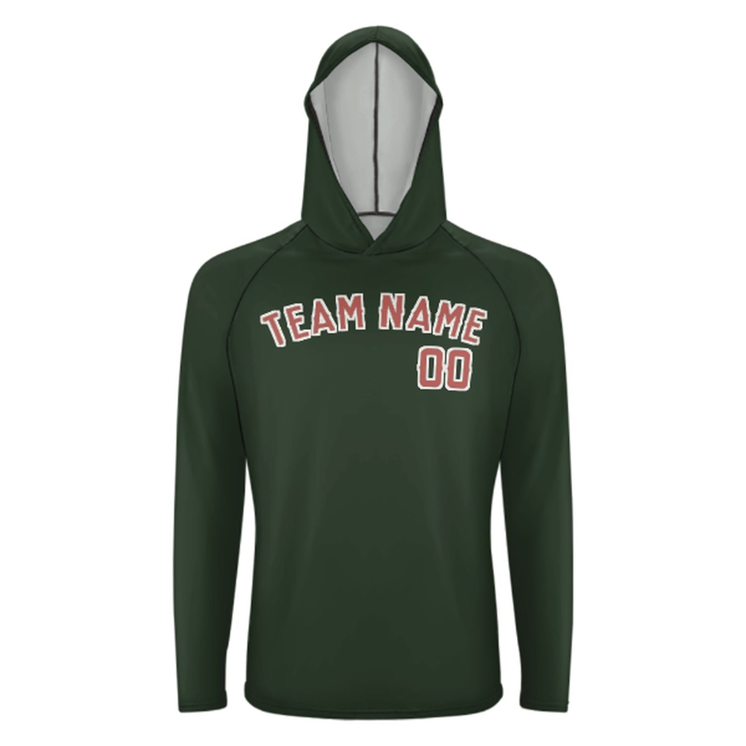 Po mjeri u jel-zelenoj bakrenoj ruži Uv-Hoodie