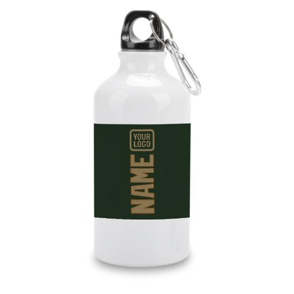 Maßgeschneidertes Tannengrün Hellkhaki Sportflasche