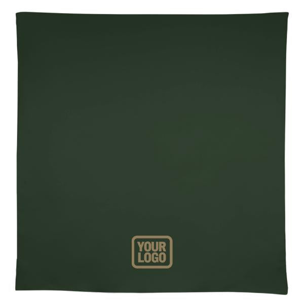 Maßgeschneidertes Tannengrün Khaki Quadratische Tischdecke