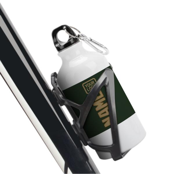 Maßgeschneidertes Tannengrün Hellkhaki Sportflasche
