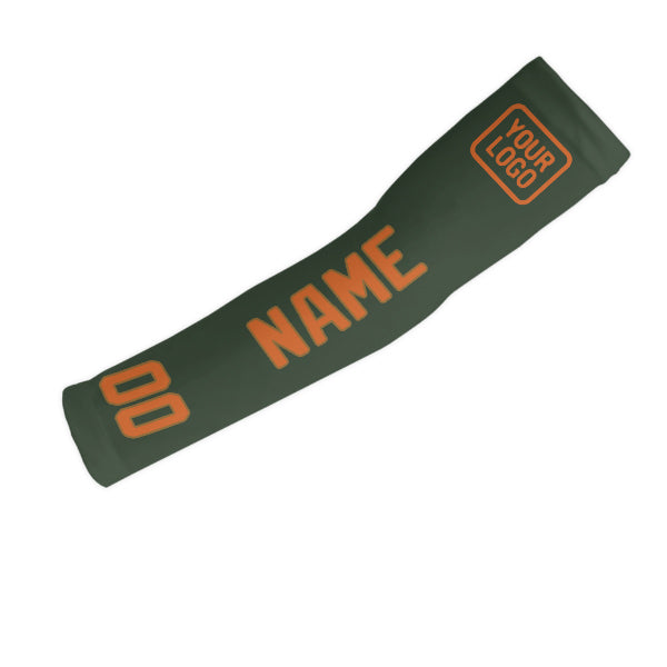 Maßgeschneidertes Tannengrün Orange Armschutz