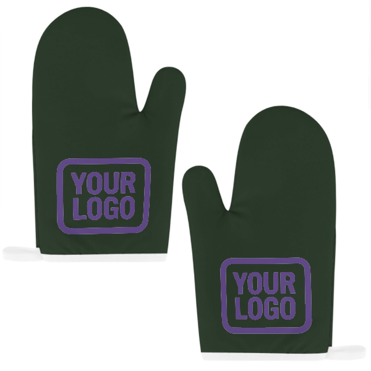 Maßgeschneidertes Tannengrün  Lavendel Topfhandschuh Set – 2-teilig