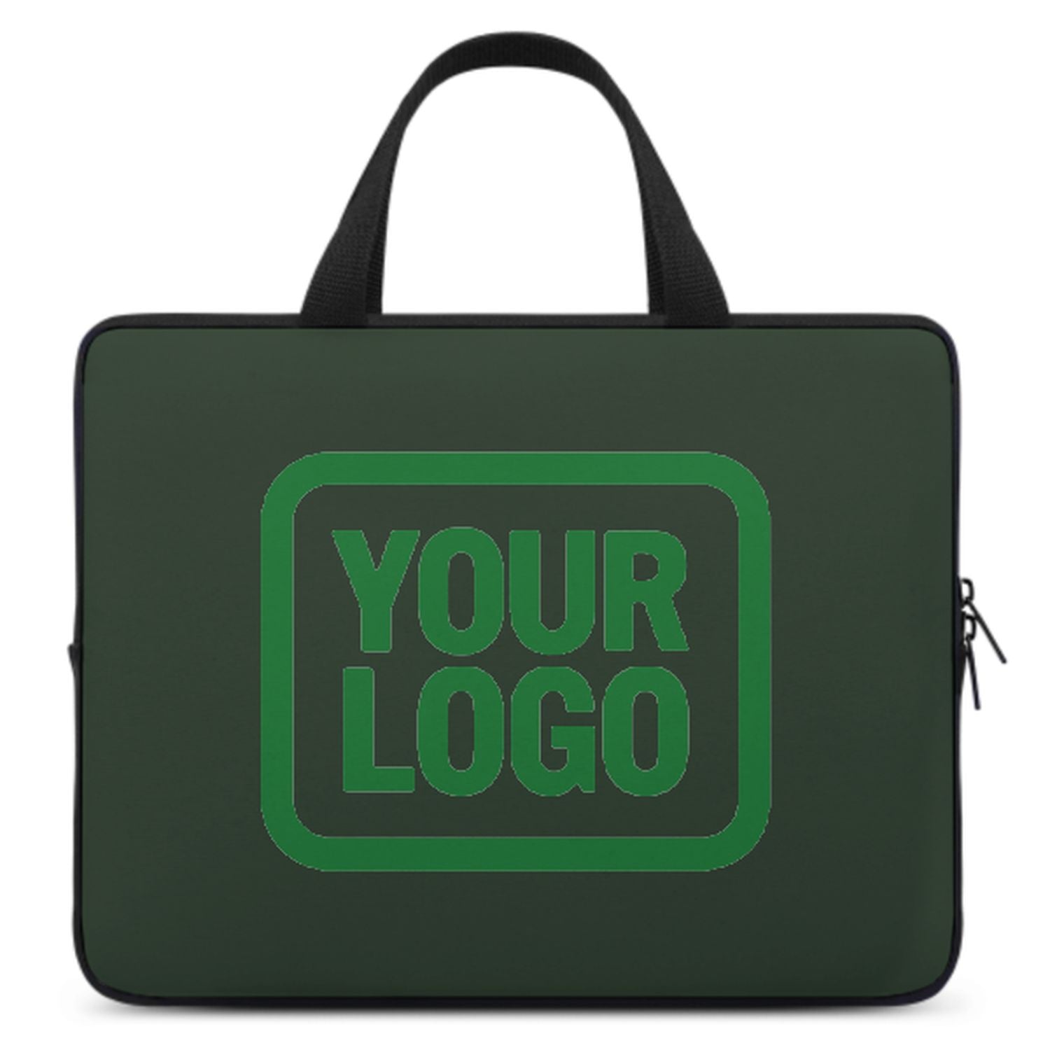 Maßgeschneidertes Tannengrün Emerald Green Laptop Tasche