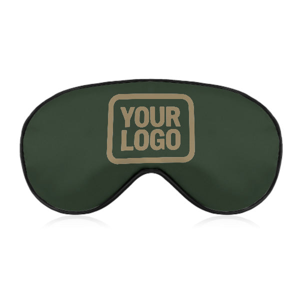 Maßgeschneidertes Tannengrün Hellkhaki Schlafmaske