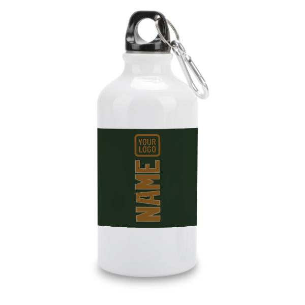 Maßgeschneidertes Tannengrün Khaki Sportflasche
