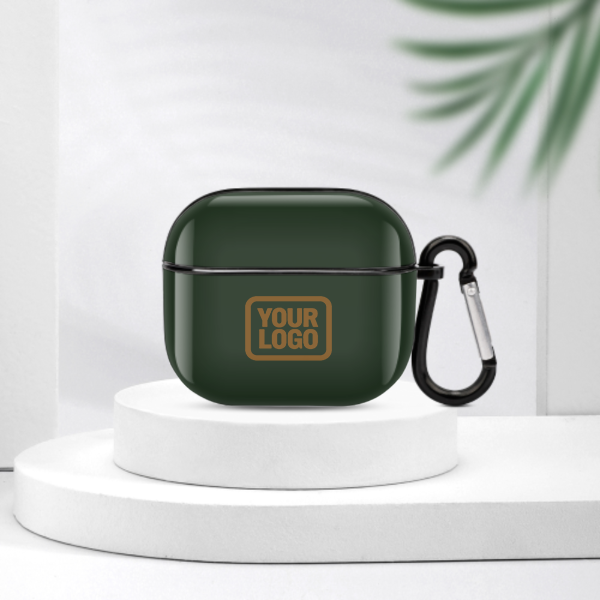 Maßgeschneidertes Tannengrün Khaki AirPods-Hülle (3. Generation)