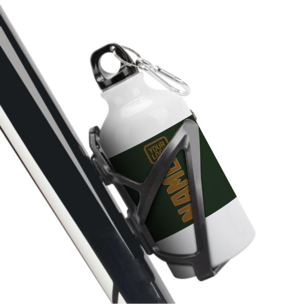 Maßgeschneidertes Tannengrün Khaki Sportflasche