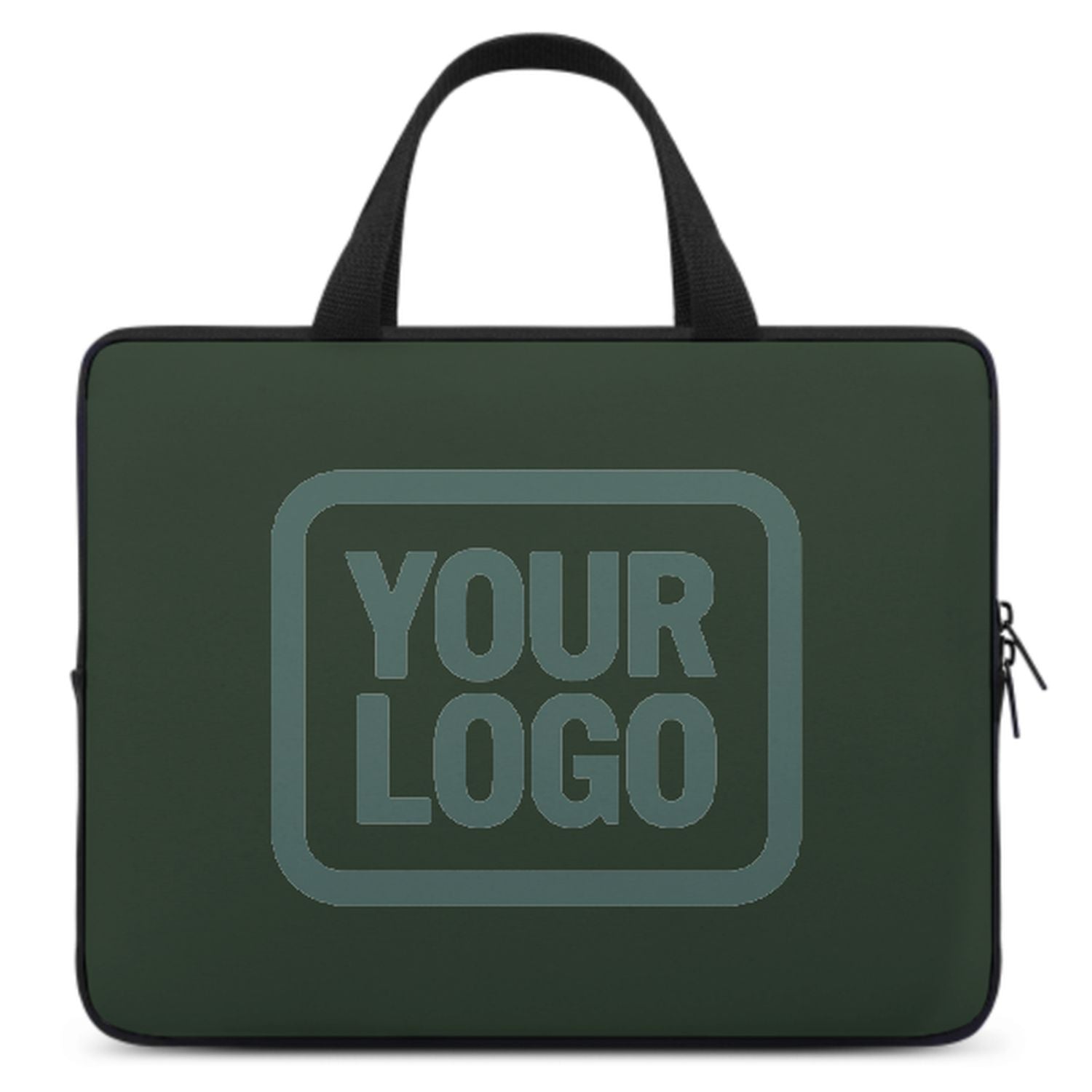 Maßgeschneidertes Tannengrün Blue Green Laptop Tasche