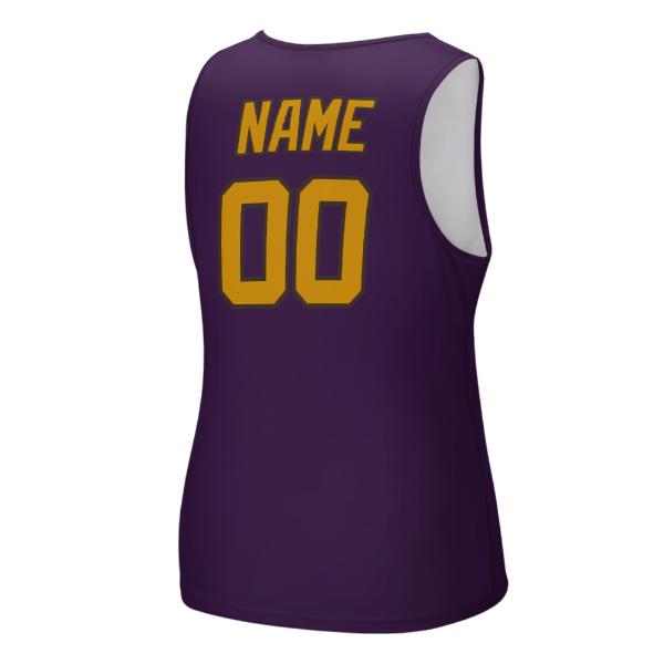 Maßgeschneidertes Lila Gelb Herren Tanktop