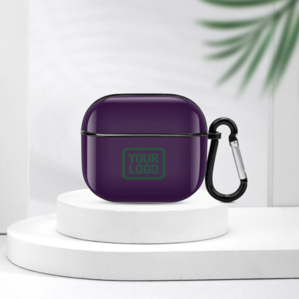 Maßgeschneidertes Lila Moosgrün AirPods-Hülle (3. Generation)