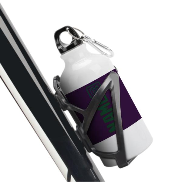 Maßgeschneidertes Lila Moosgrün Sportflasche