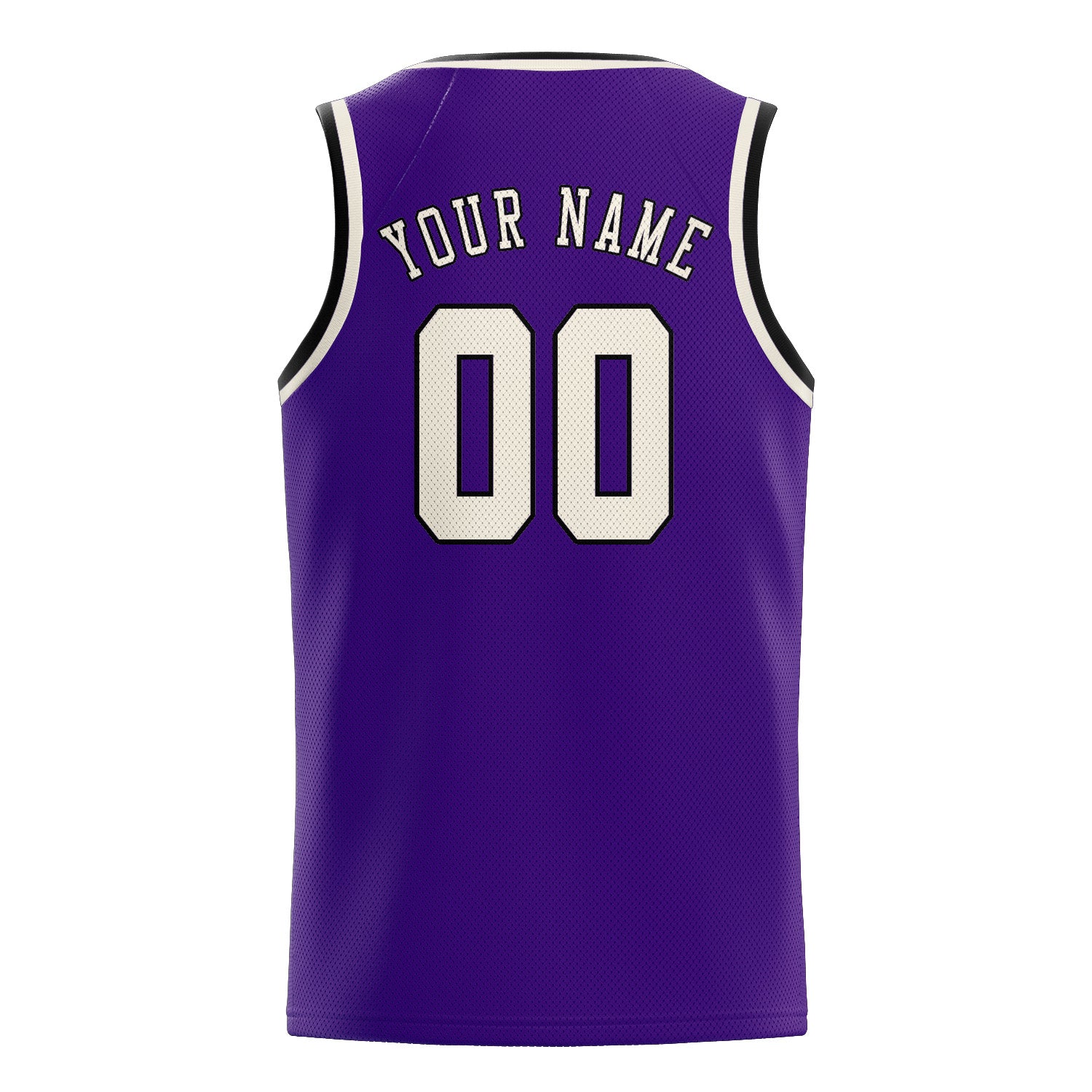 Benutzerdefiniertes Professionelles Lila Beige Basketballtrikot