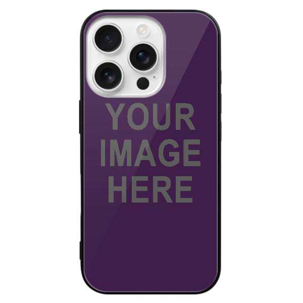 Custodia personalizzata per telefono viola grigio scuro