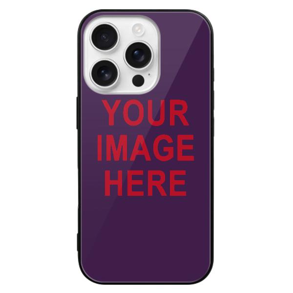 Custodia per telefono personalizzata viola e rossa