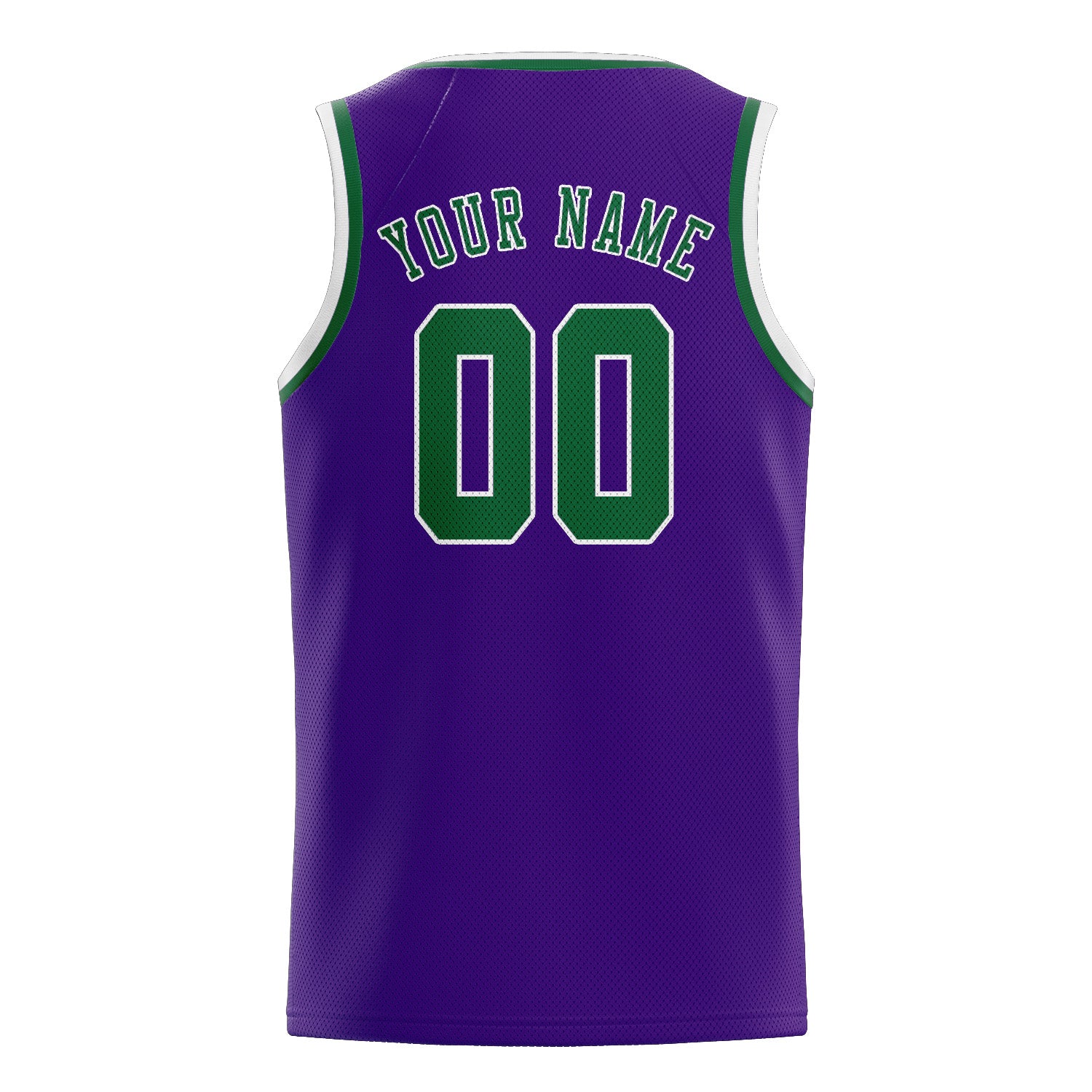 Benutzerdefiniertes Professionelles Lila Moosgrün Basketballtrikot