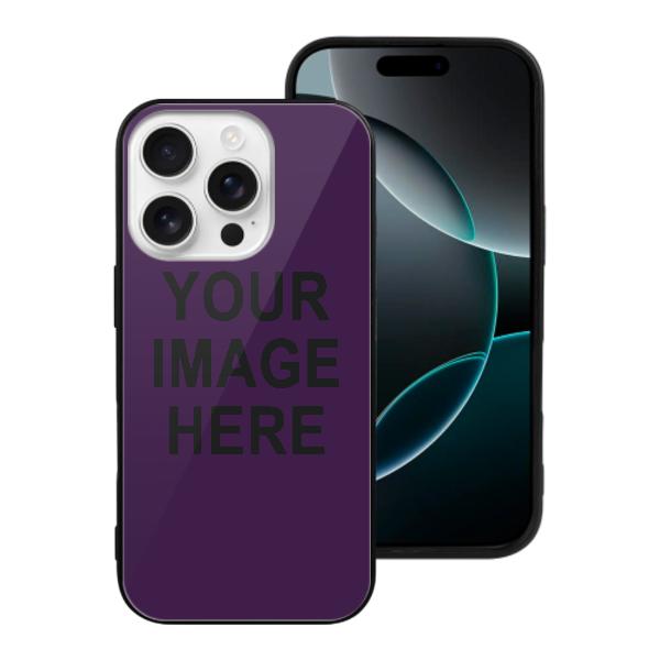 Custodia personalizzata per telefono viola e nero