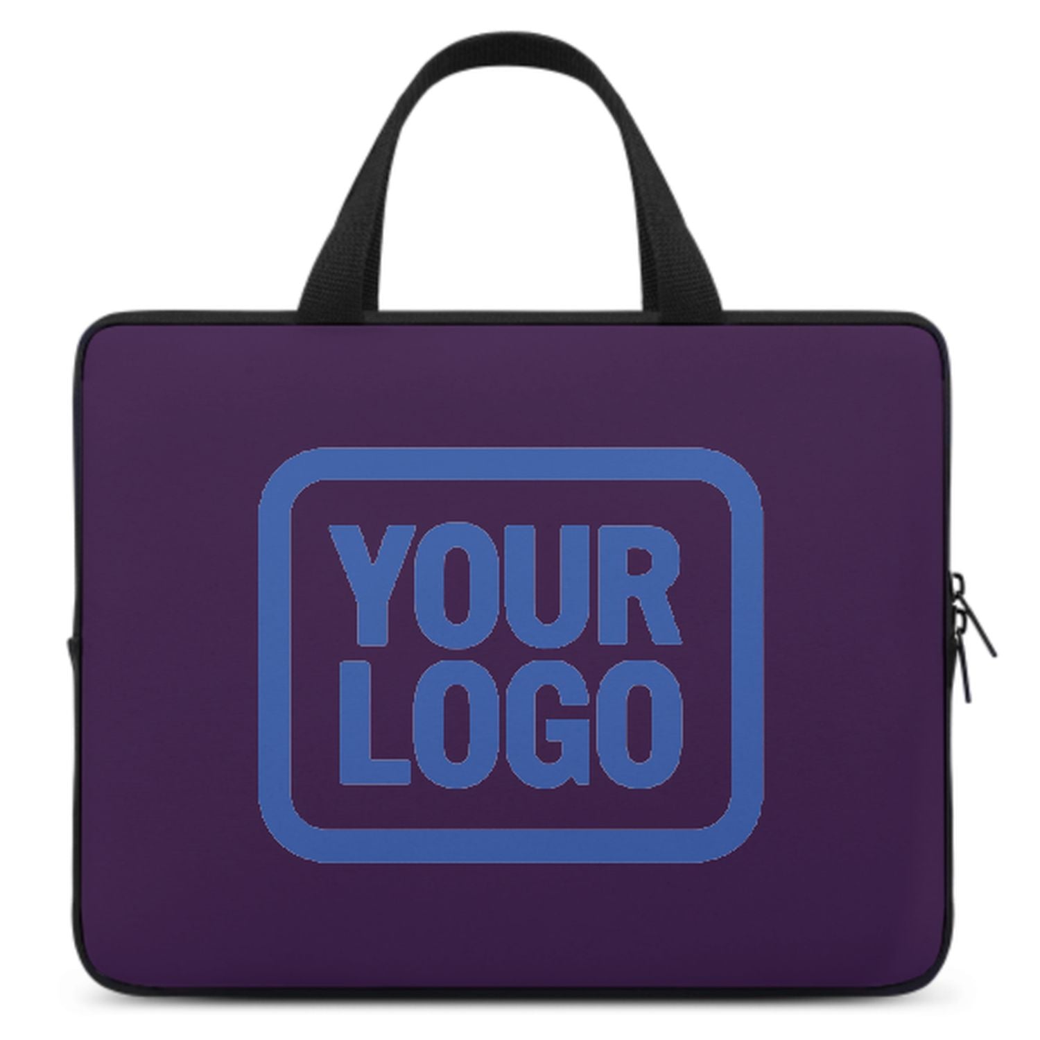 Maßgeschneidertes Lila Sky Blue Laptop Tasche