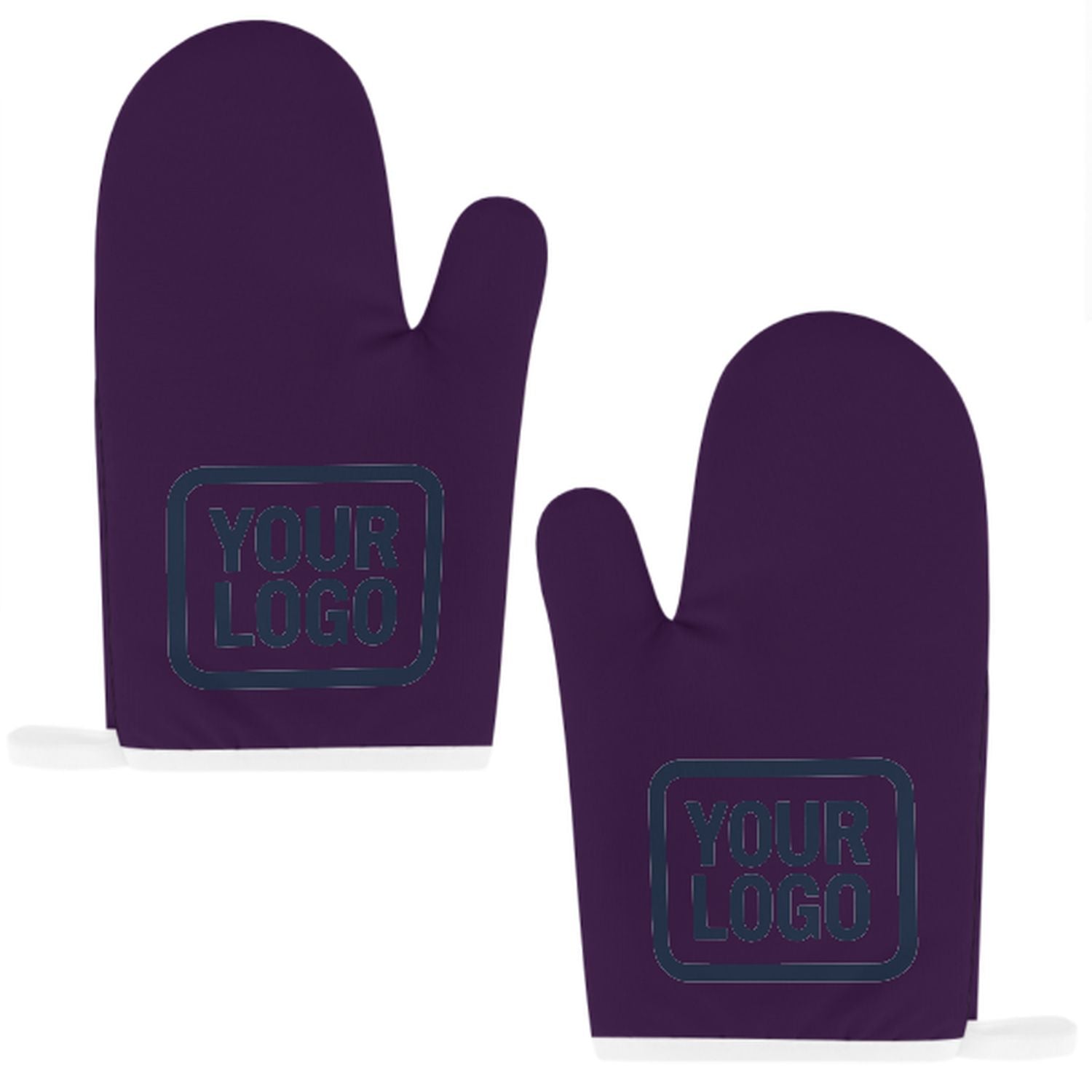 Skräddarsydd lila Marine Blau Potted Glove Set-2-del