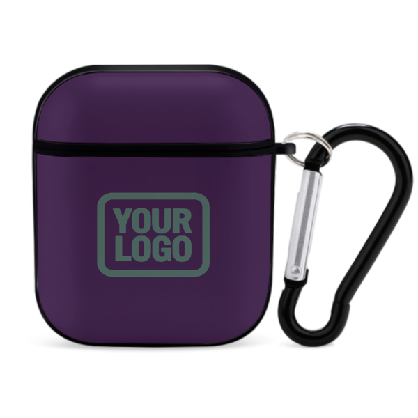 Maßgeschneidertes Lila Blaugrün AirPods-Hülle