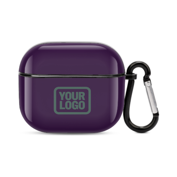 Maßgeschneidertes Lila Blaugrün AirPods-Hülle (3. Generation)