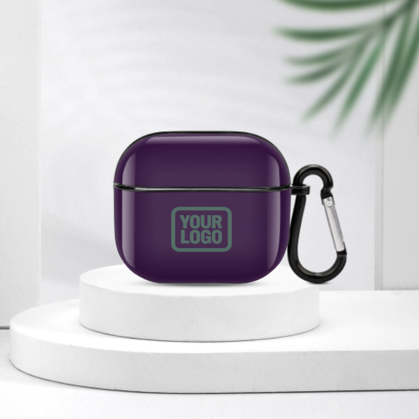 Maßgeschneidertes Lila Blaugrün AirPods-Hülle (3. Generation)
