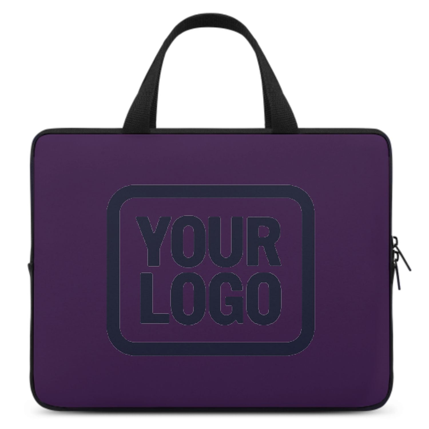 Maßgeschneidertes Lila Navy Laptop Tasche