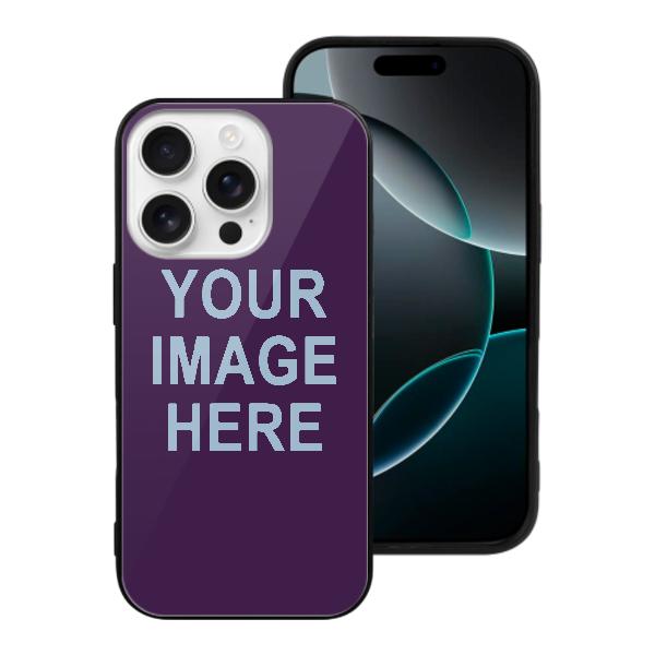 Custodia per telefono personalizzata viola azzurro