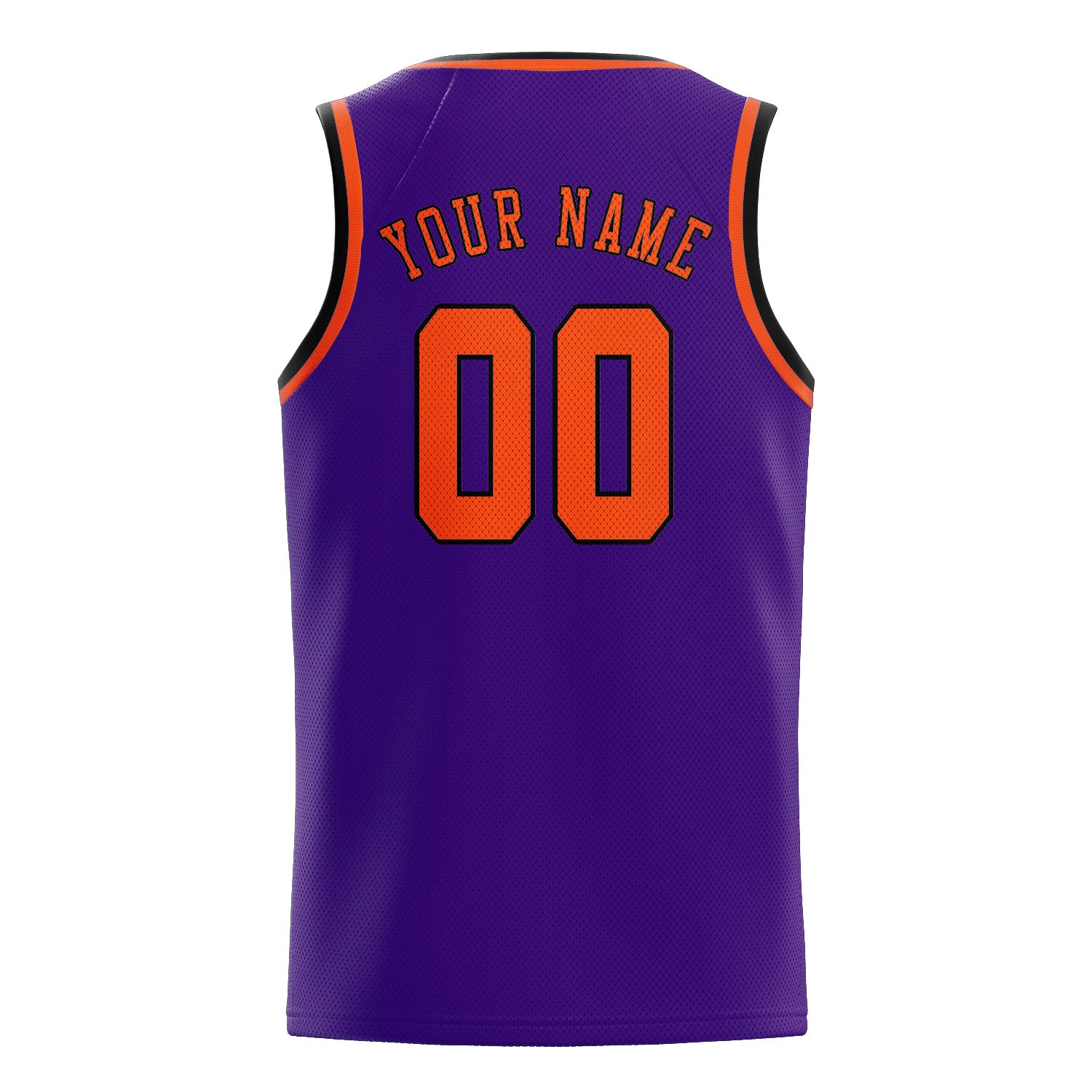 Benutzerdefiniertes Professionelles Lila Orangerot Basketballtrikot