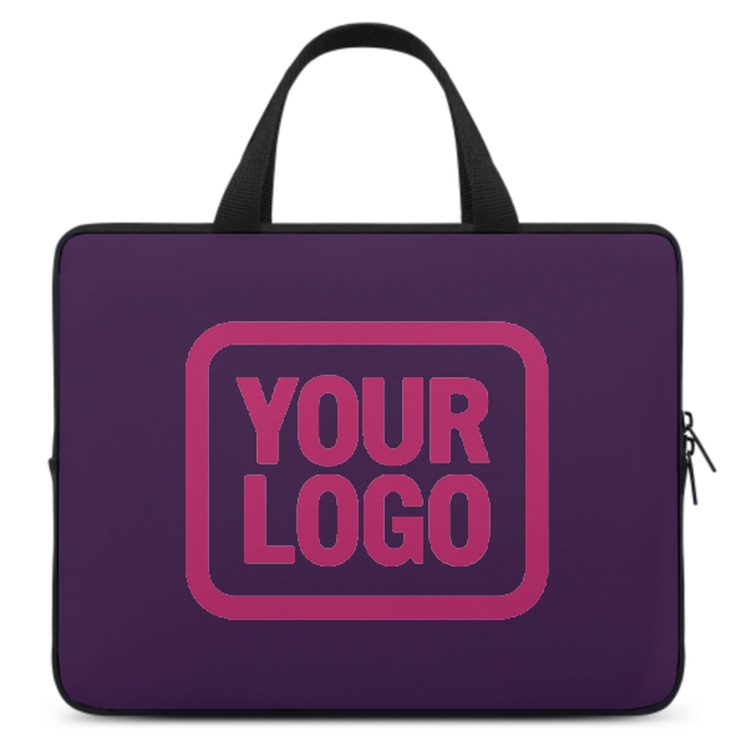 Maßgeschneidertes Lila Pink Laptop Tasche
