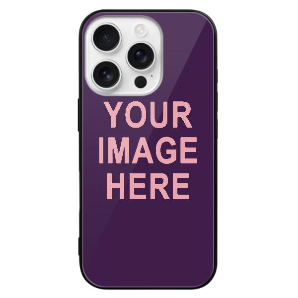 Custodia per telefono personalizzata viola e rosa