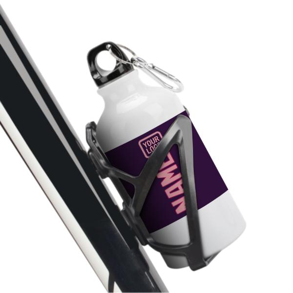 Maßgeschneidertes Lila Rosa Sportflasche