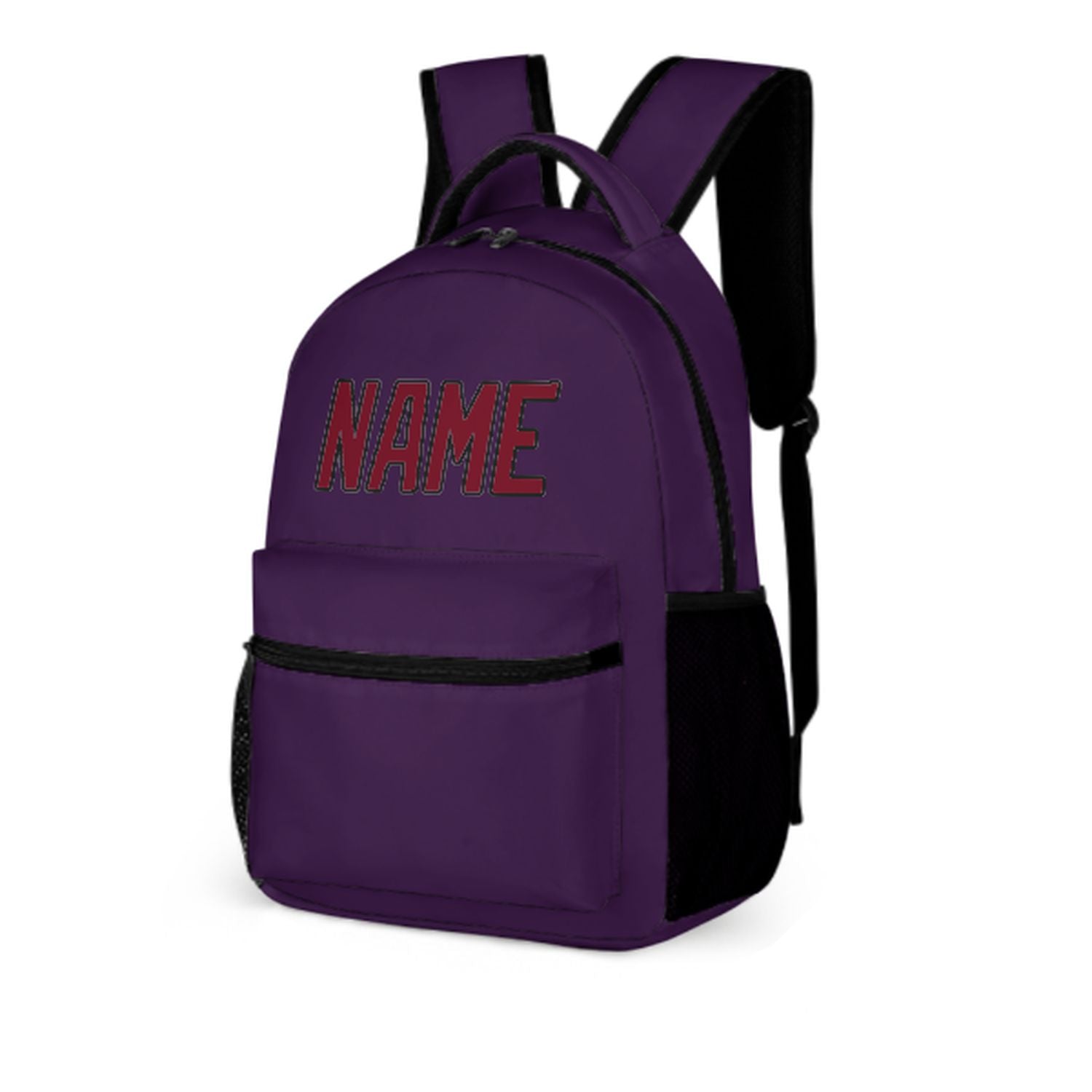 Maßgeschneidertes Lila Karmesinrot Kinderrucksack