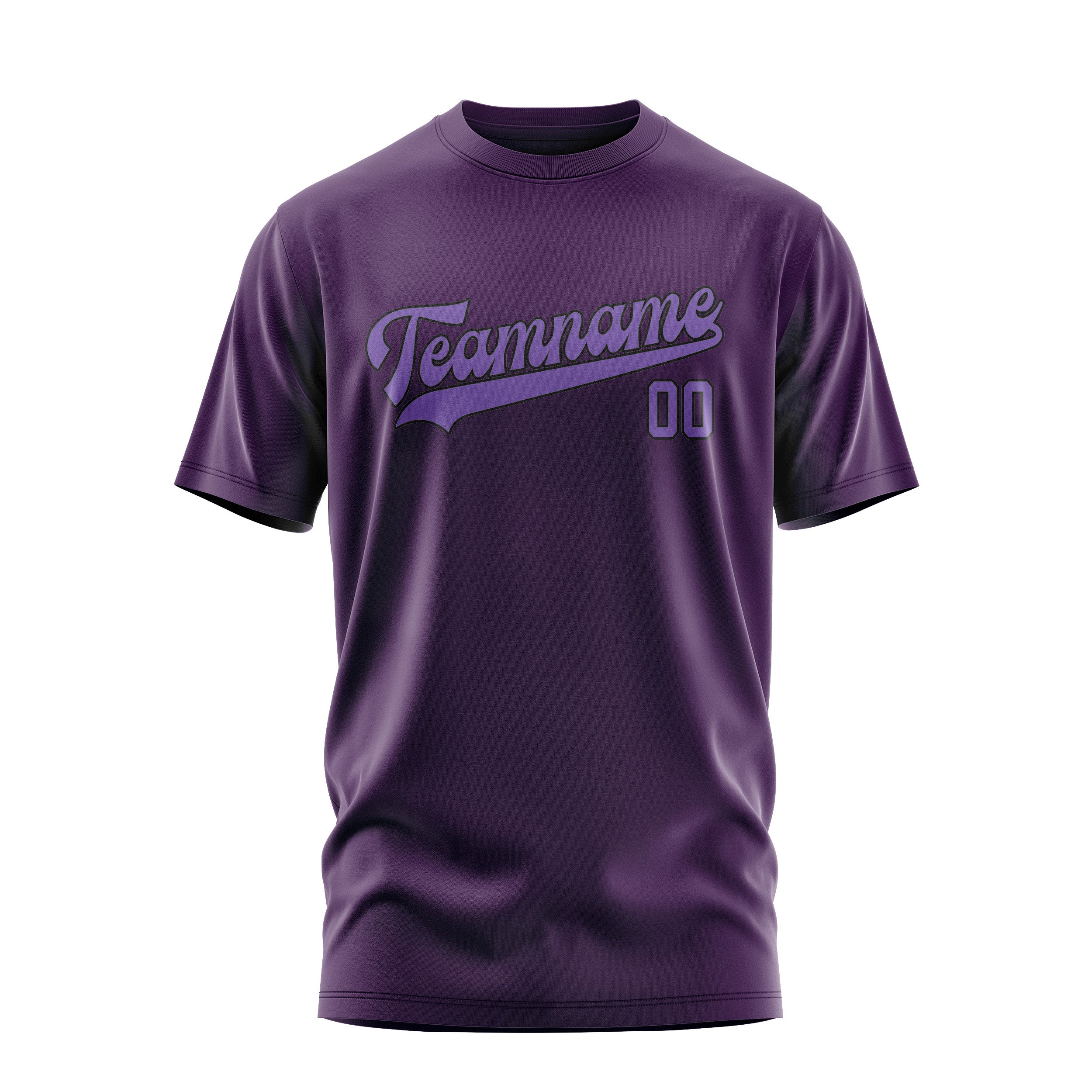 Maßgeschneidertes Lila Lavendel T-Shirt
