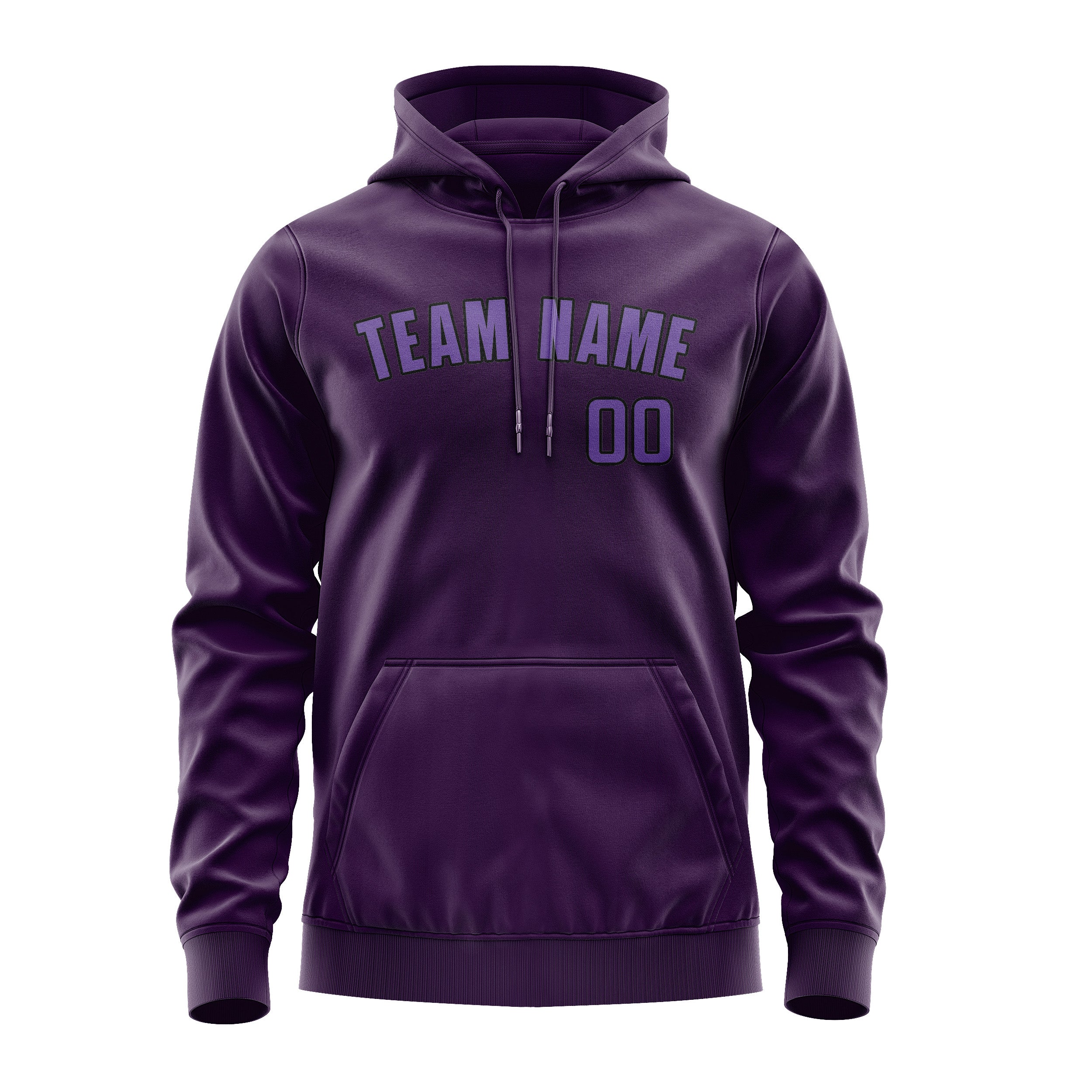 Maßgeschneidertes Lila Lavendel Hoodie