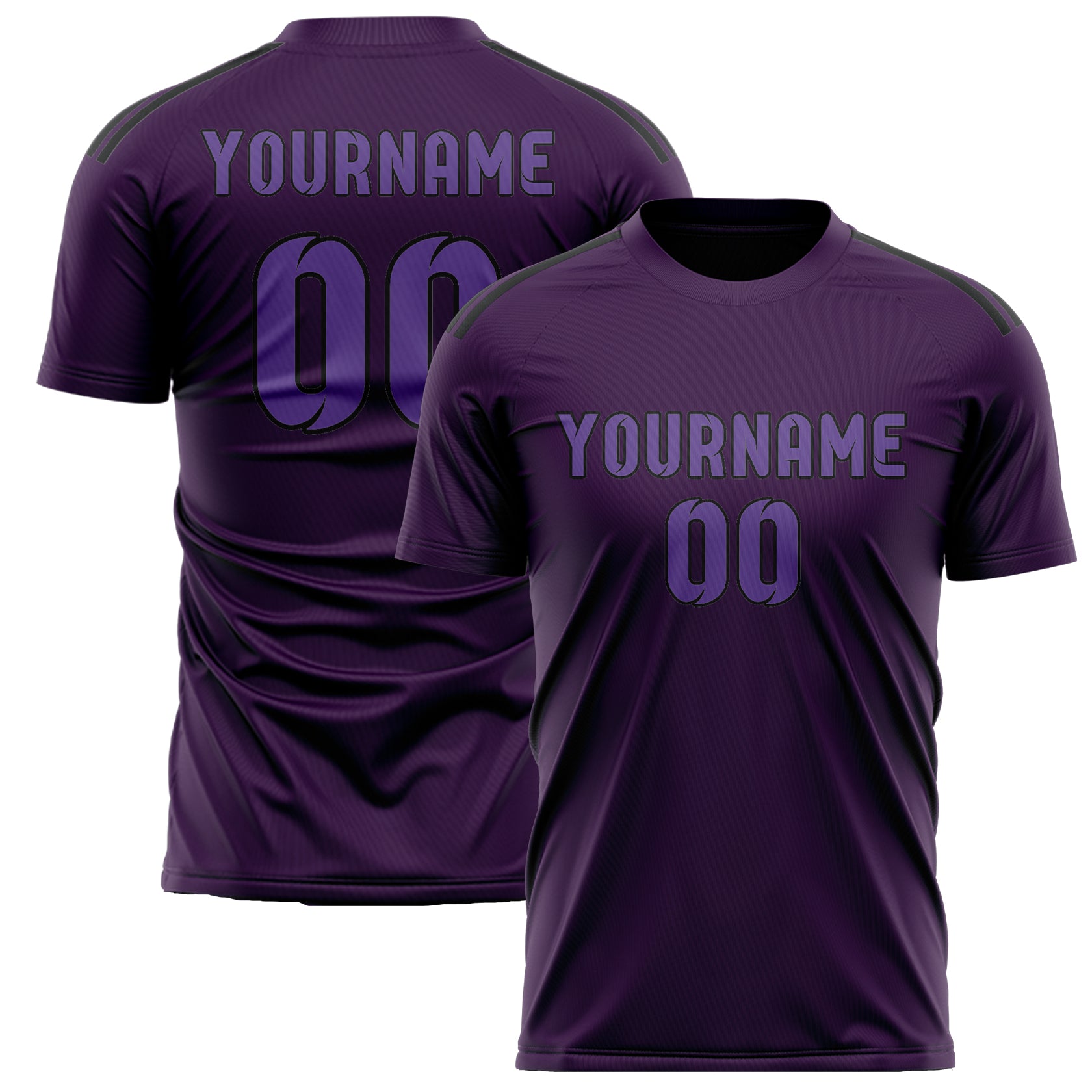 Benutzerdefiniertes Professionelles Lila Lavendel Fußballtrikot