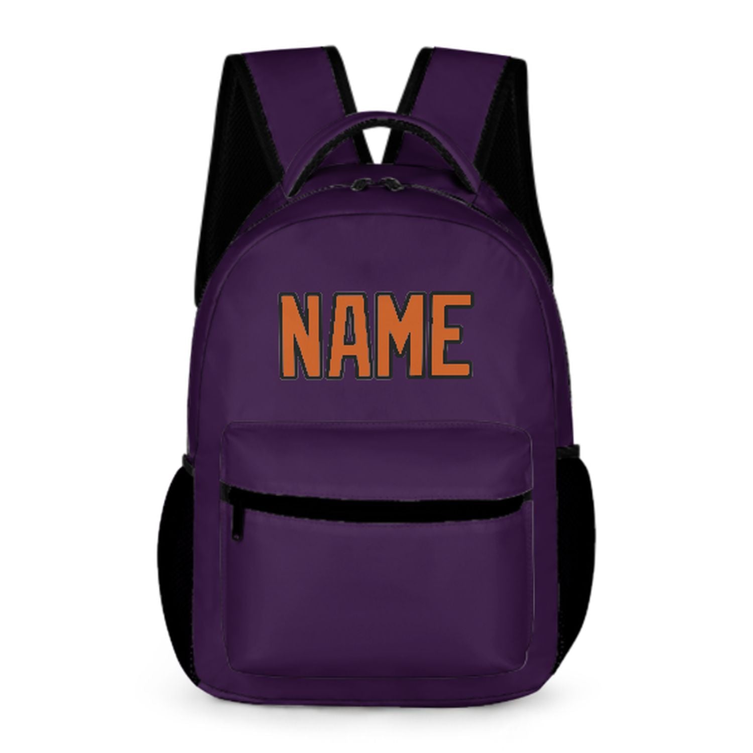 Maßgeschneidertes Lila Orange Kinderrucksack