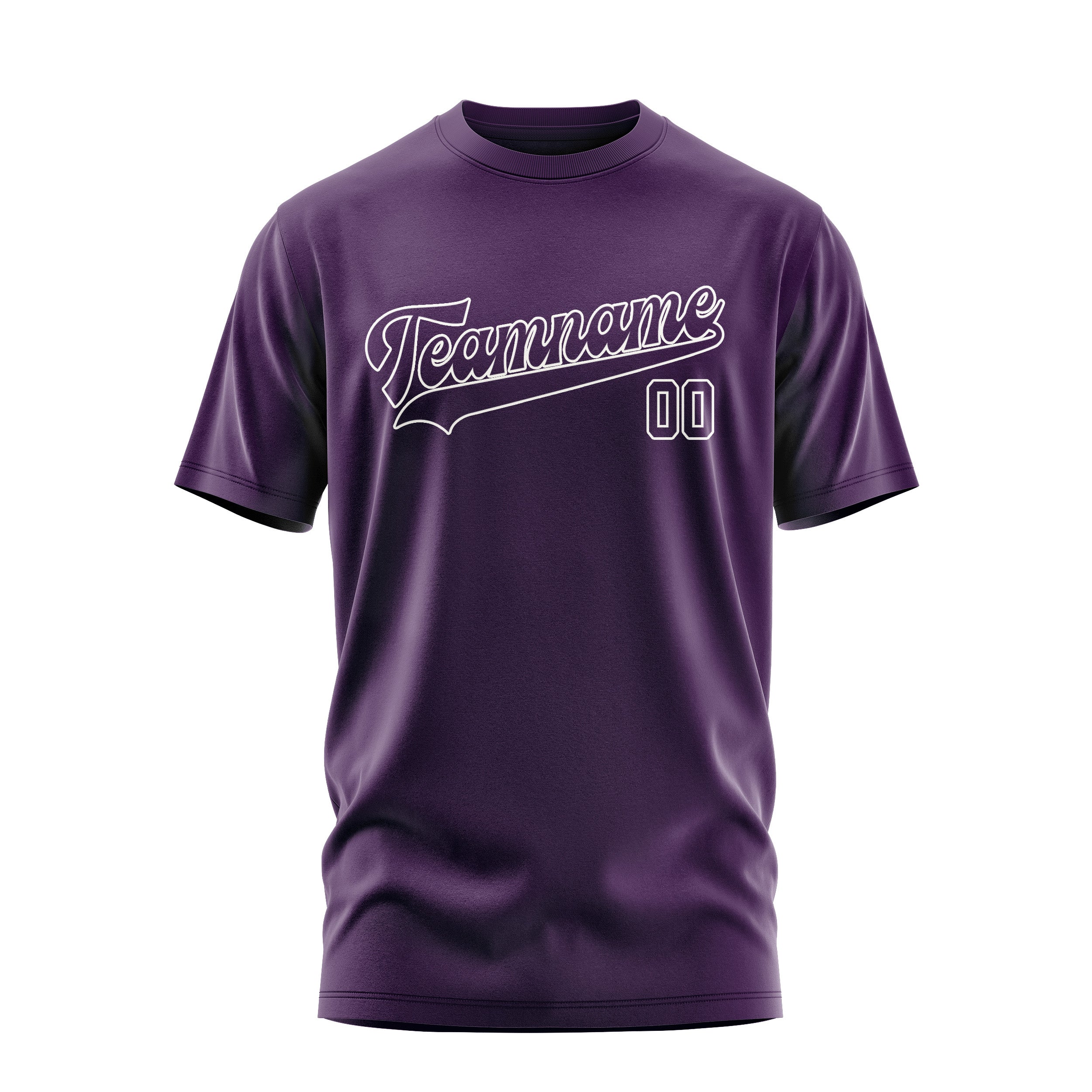 Maßgeschneidertes Lila Lila T-Shirt
