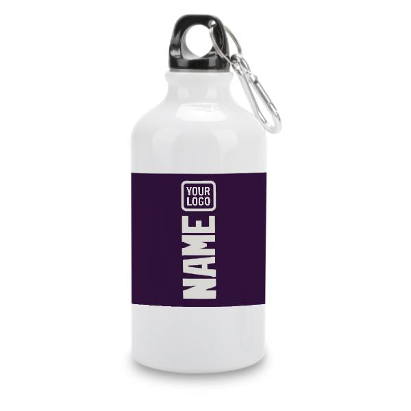 Maßgeschneidertes Lila Weiß Sportflasche