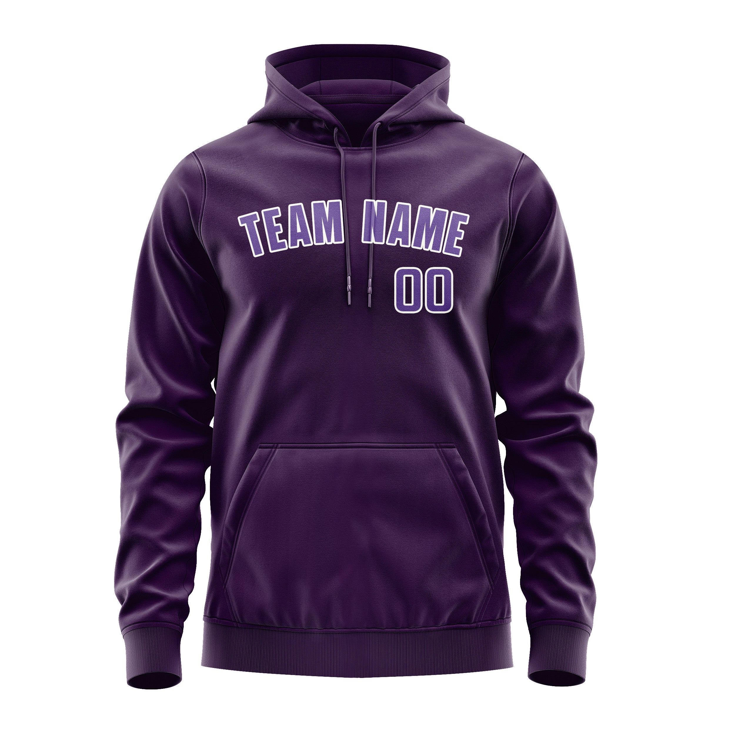 Maßgeschneidertes Lila Lavendel Hoodie