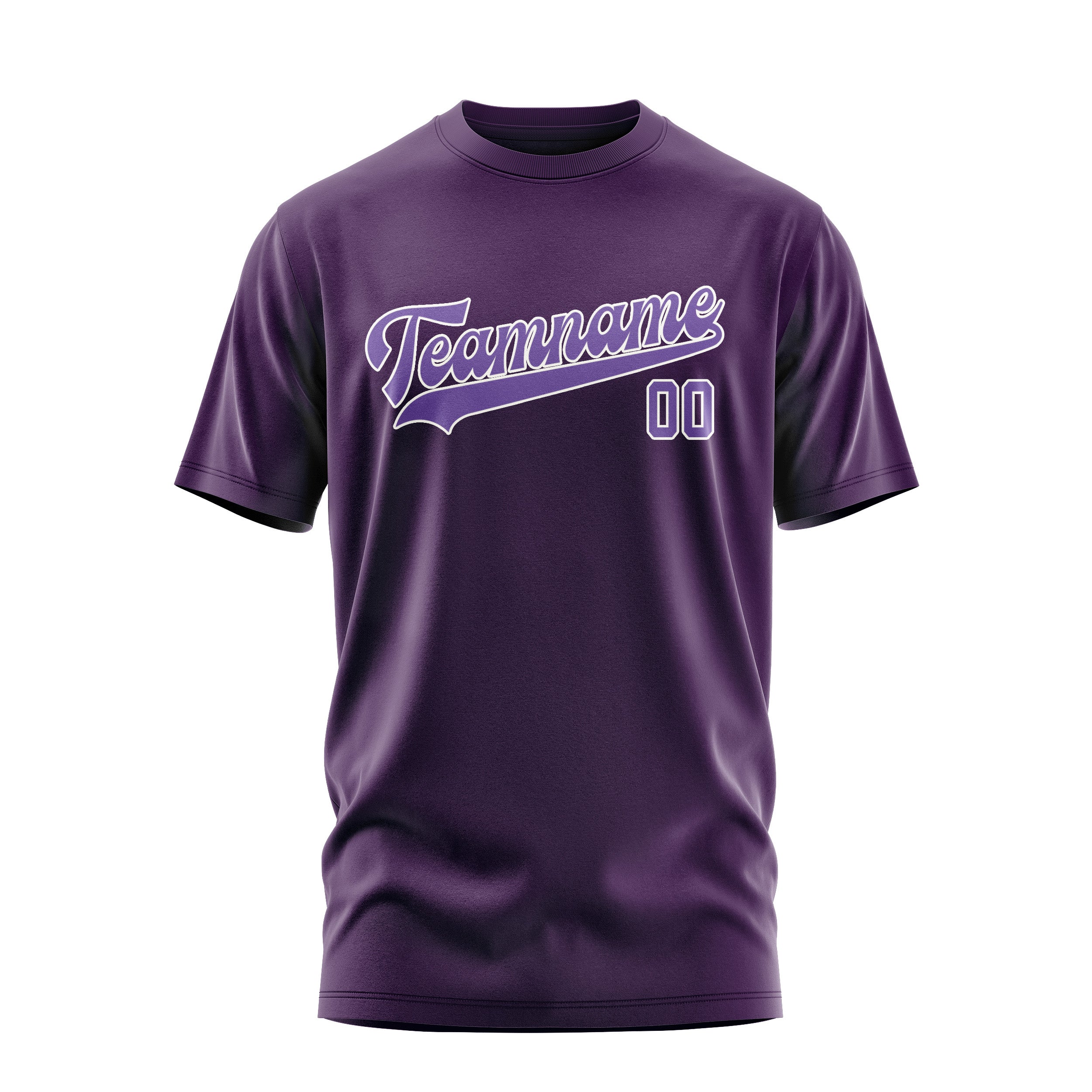 Maßgeschneidertes Lila Lavendel T-Shirt